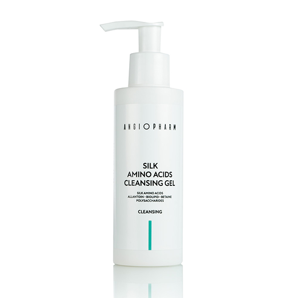 ANGIOPHARM Гель для умывания с аминокислотами шелка 150мл CLEANSING, Россия